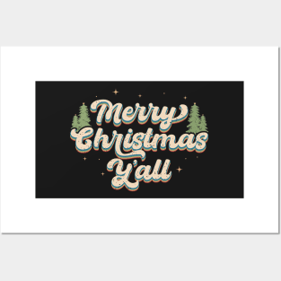 Merry Christmas Yall Posters and Art